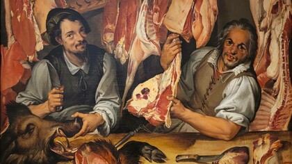 Bartolomeo Passerotti (1578-1580), La macelleria, olio su tela, Galleria nazionale d'arte antica, Roma, Italia