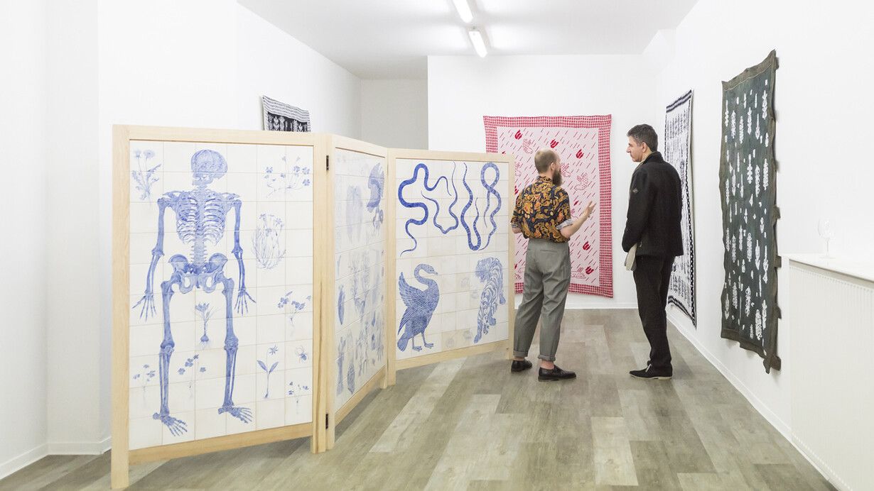 Fun for kids. Exhibition opening night, credits Marc Guddorp