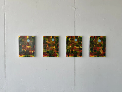 John Cronin, Fictional fictions, exhibition view. Courtesy of Green On Red Gallery