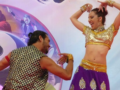 Sunny Singh en una escena de baile