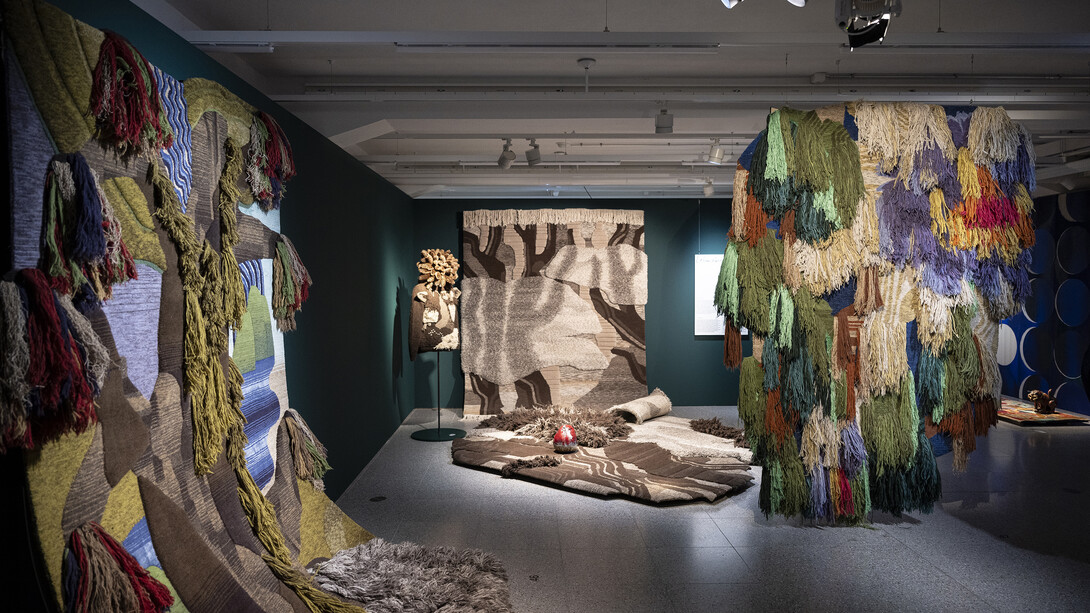 Christoph Hefti. The missing cat and other textile stories, exhibition view. Courtesy of Museum für Gestaltung