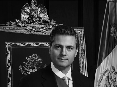 Enrique Peña Nieto, presidente de los Estados Unidos Mexicanos desde el 1 de diciembre del 2012 hasta el 30 de noviembre de 2018