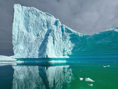 Susan Seubert, Upernavik fjord (detail), 2024. Courtesy of PDX Contemporary Art 