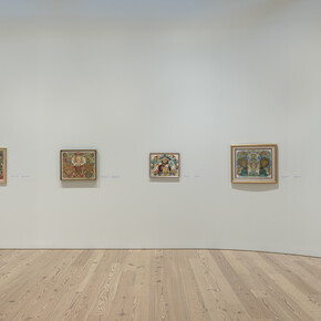 The lost world: the art of Minnie Evans, vista de exhibición. Cortesía del Whitney Museum of American Art