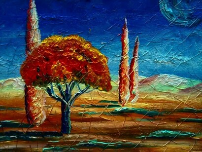  Salvo Coglitori, "Mondi paralleli", tecnica scheggiata