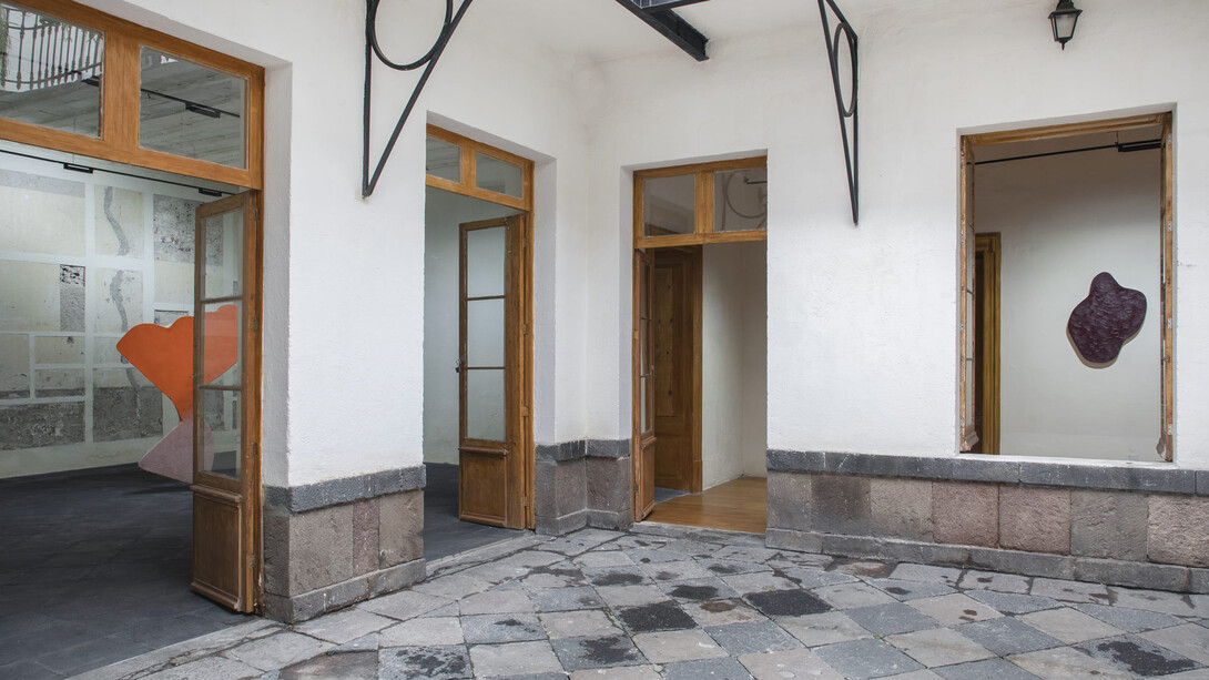 Amanda Ziemele, With a pinch of salt, exhibition view. Courtesy of Saenger Galería