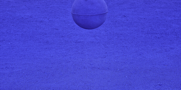 Yves Klein, Exhibition view. Courtesy of MUAC
