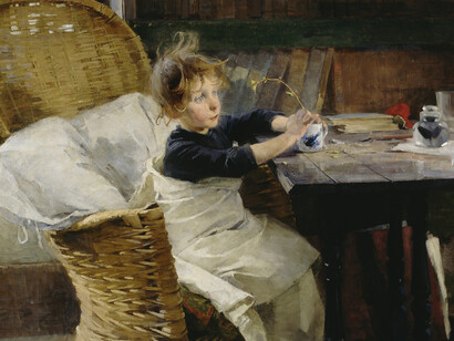 Helene Schjerfbeck: The Convalescent, 1888. Finnish National Gallery / Ateneum Art Museum. Photo: Finnish National Gallery / Hannu Aaltonen