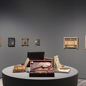 Betye Saar. Uneasy Dancer, Exhibition view. Courtesy of Fondazione Prada