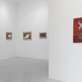 Arivanio, O bestiário de Kixelô, vista da exposição. Cortesia da Galeria Aura