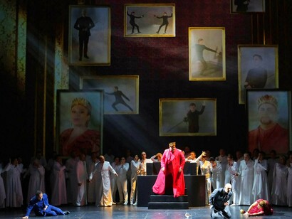 Una scena tratta dalla rappresentazione teatrale "Amleto" andata in scena al Teatro Filarmonico di Verona. © Ennevi Foto