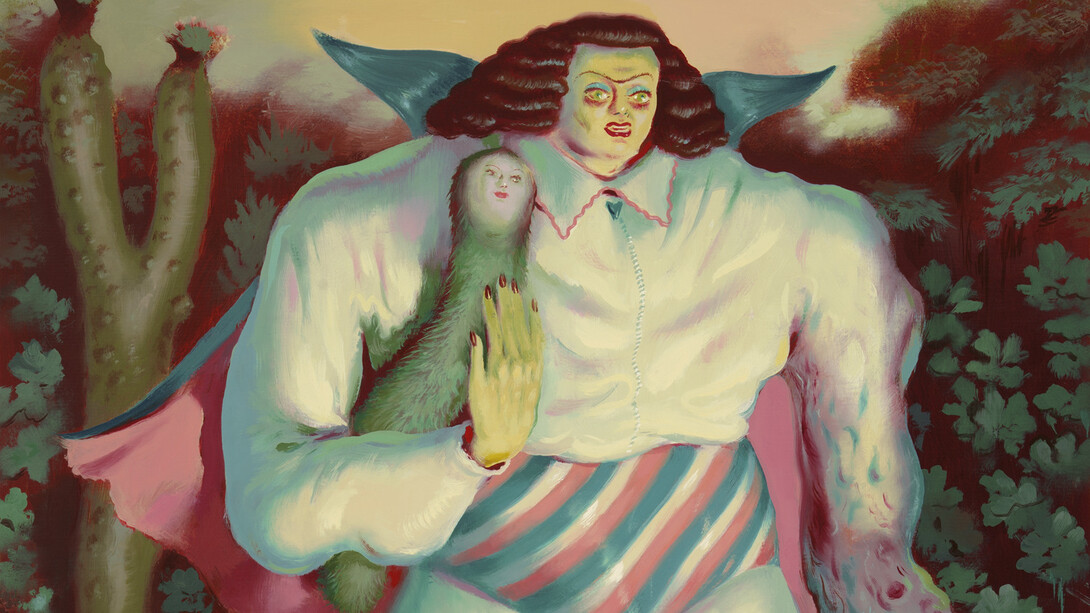 Ryan Heshka, The satin creeper. Courtesy of Corey Helford Gallery