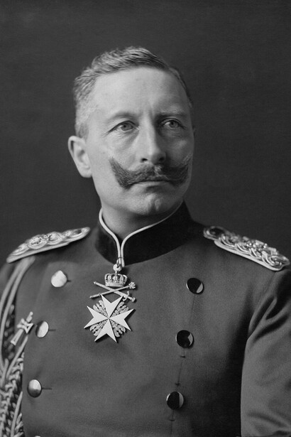 Die Geschichte des modernen Deutschlands beginnt mit der Gründung des Deutschen Reiches. Bild: Kaiser Wilhelm II. Aufnahme um 1902