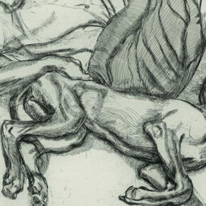 Lucian Freud and Frank Auerbach. Courtesy of Museum Städel