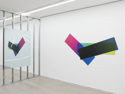 Artie Vierkant, View of the exhibition of Artie Vierkant at Perrotin New York. Photo: Guillaume Ziccarelli / Courtesy Perrotin