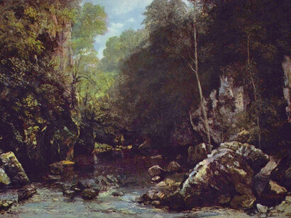 Gustave Courbet - Le ruisseau noir