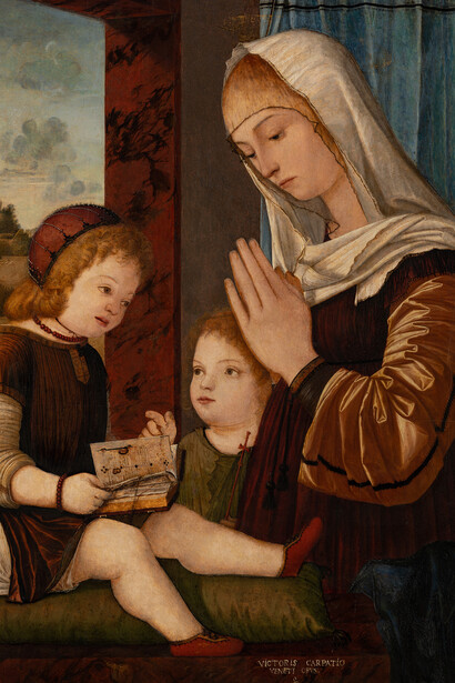 Carpaccio, Madonna col Bambino e san Giovannino - Francoforte sul Meno, Germania, Stadel Kunstinstitut