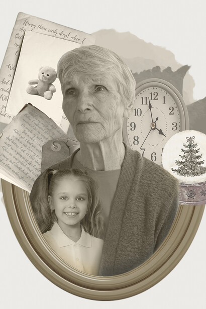 Passado e presente - memórias. Ficou guardado durante 20 anos como extensão do corpo e da memória