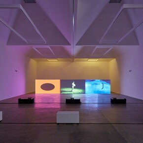 Mother Drum, Exhibition view. Courtesy of Kayne Griffin Corcoran