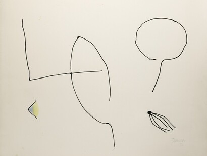 Drawing (breast), 1973 © Themerson Estate, courtesy of l’étrangère