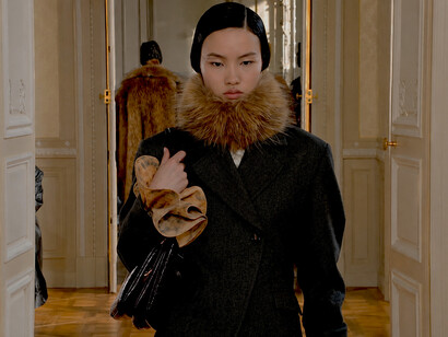 Ditte Reffstrup presents Ganni's Fall/Winter 2025/26 collection during Paris Fashion Week, France