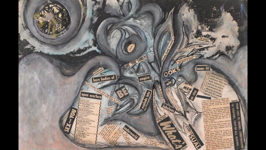 Jean-Jacques Lebel, Open Warfare (vers 1961). Courtesy of Centre Pompidou