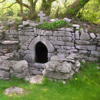 Gleninaugh, Ireland: holy wells such as these have become enduring sites to affirm group membership and identity