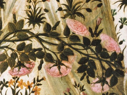 Sandro Botticelli, Primavera, dettaglio