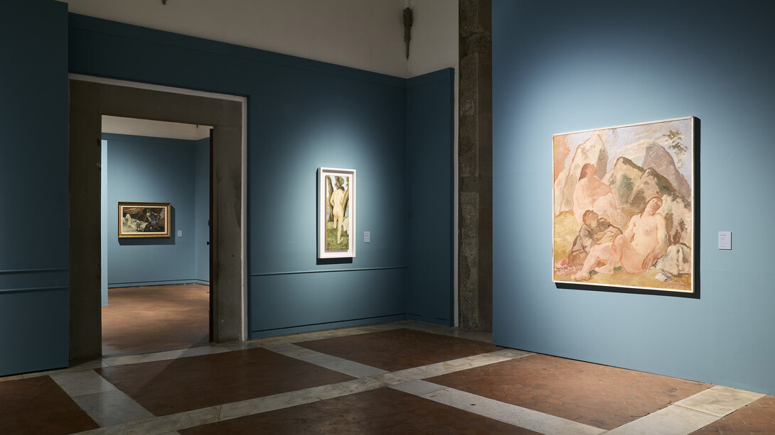 Felice Carena, Vivere nella pittura, vista della mostra. Per gentile concessione della Fondazione MUS.E