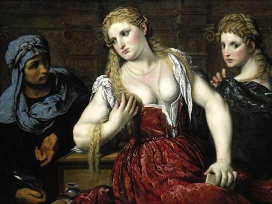 Paris Bordon, Venetian Women at their Toilet, about 1545, Oil on canvas: 97.00 x 141.00 cm
National Gallery of Scotland