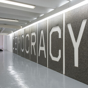 View of the exhibition of Avelino Sala "Walk to the end of the world". Image courtesy of ADN Gallery