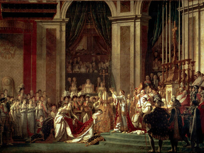 «La coronación de Napoleón» (1807), Jacques-Louis David