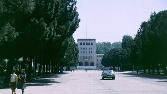 Gherardo Bosio, Tirana, Viale Kombit foto storica