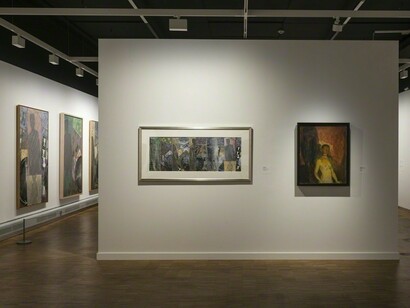 Jasper Johns & Edvard Munch, Exhibition view. Courtesy of Joseph K. Levene Fine Art, Ltd.