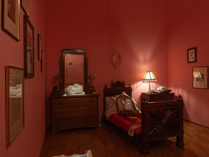 Urmas Lüüs, The life and death of Mr. N, exhibition view. Courtesy of the Art Museum of Estonia