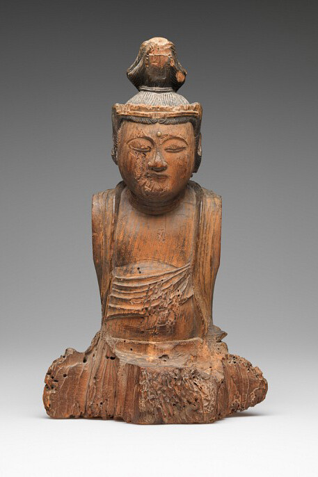 Unknown artist, Japanese, Bodhisattva Avalokitesvara (Kannon), 13th Century
Wood, 49 x 28.5 x 17 cm (19 5/16 x 11 1/4 x 6 11/16 inches) Gift of Mr. and Mrs. Roger Sonnabend 80.030