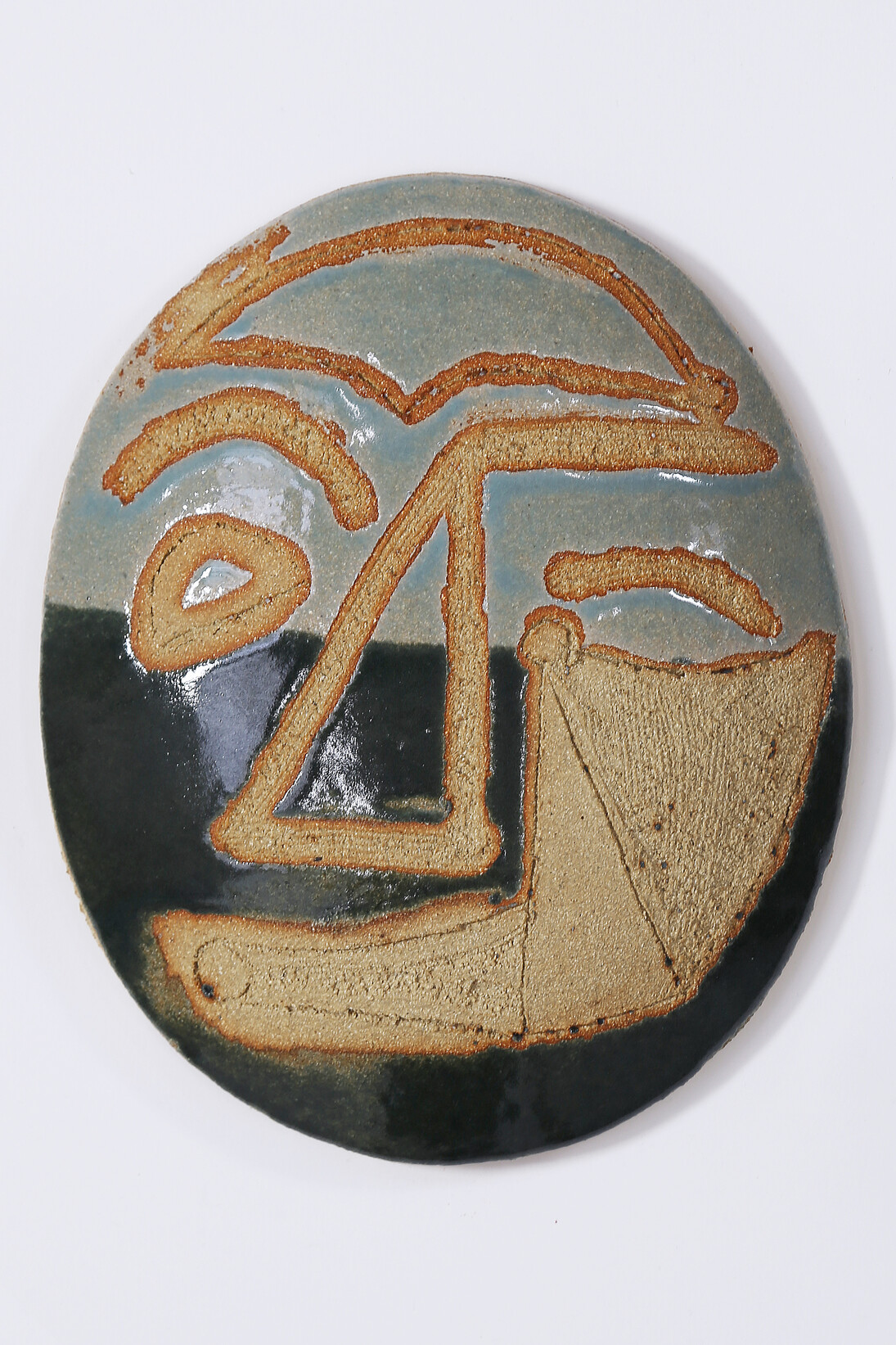 Laurence Owen, ABDM 2, glazed ceramic, 24 x 21 cm, 2014