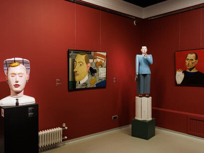 Nikolai Vatagin, Familiar faces, exhibition view. Courtesy of Erarta Museum of Contemporary Art