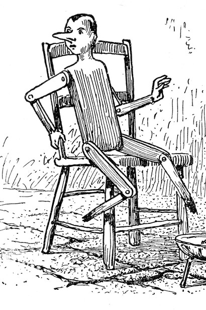 Charles Copeland, Le avventure di Pinocchio , illustrazione capitolo 7, 1904
