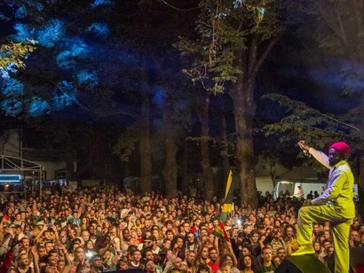 Un concierto de reggae