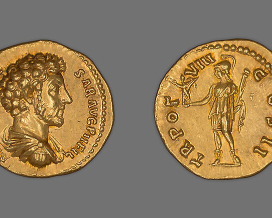 Roman, minted in Rome, Aureus (Coin) Portraying Empress Faustina the Elder, A.D. 141/61, issued by Antoninus Pius