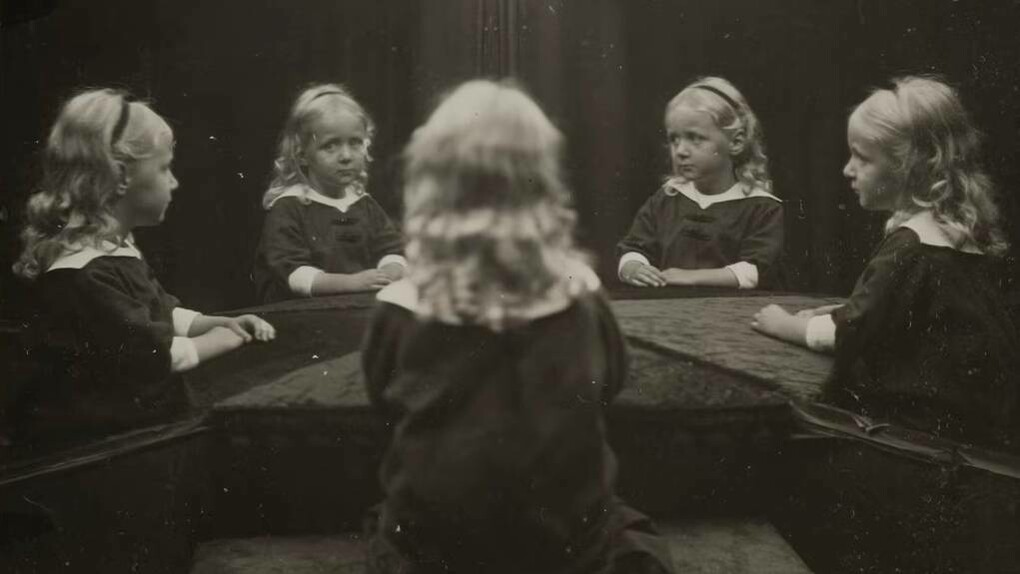 Anoniem, Portret in spiegel, Den Haag, 1910-1920. Courtesy of FOMU