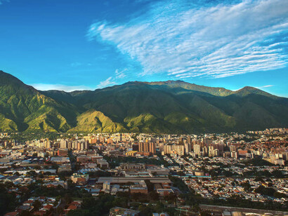 Paisaje de Caracas, Venezuela
