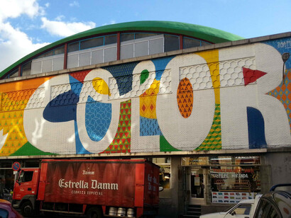 Lateral del Mercado de la Cebada