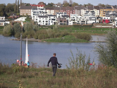 Emscherkunst, 2016. Foto Erik van Lieshout die insel
