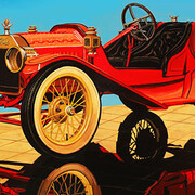 Lory Lockwood Art Display. Courtesy of AACA Museum