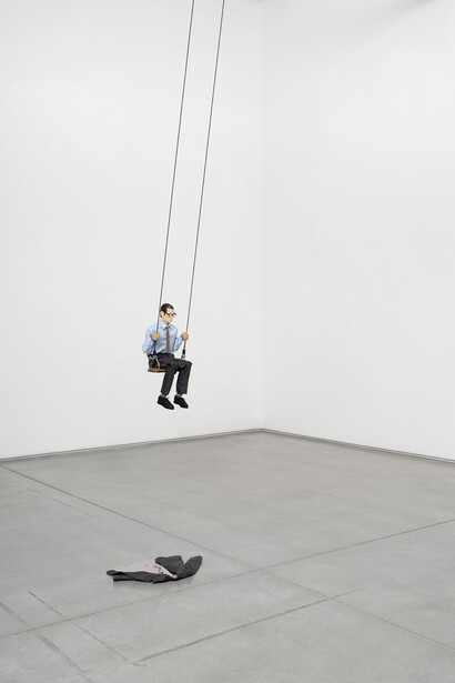 Kevin Reinhardt, 7, exhibition view. Courtesy of Marc Selwyn Fine Art