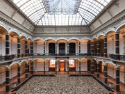 Ai Weiwei, Stools, 2013, 6000 wooden stools © Ai Weiwei courtesy the artist and neugerriemschneider, Berlin, ph. Eric Gregory Powell. Installation view: Ai Weiwei.Evidence, Martin Gropius Bau, Berlin, 2014
