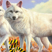 Angela Gram, Romulus and Remus (detail), 2026. Courtesy of Gallery Poulsen