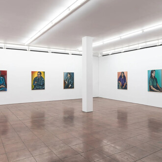 Shelley Niro, Portrait of a living room, exhibition view. Courtesy of Hales Gallery